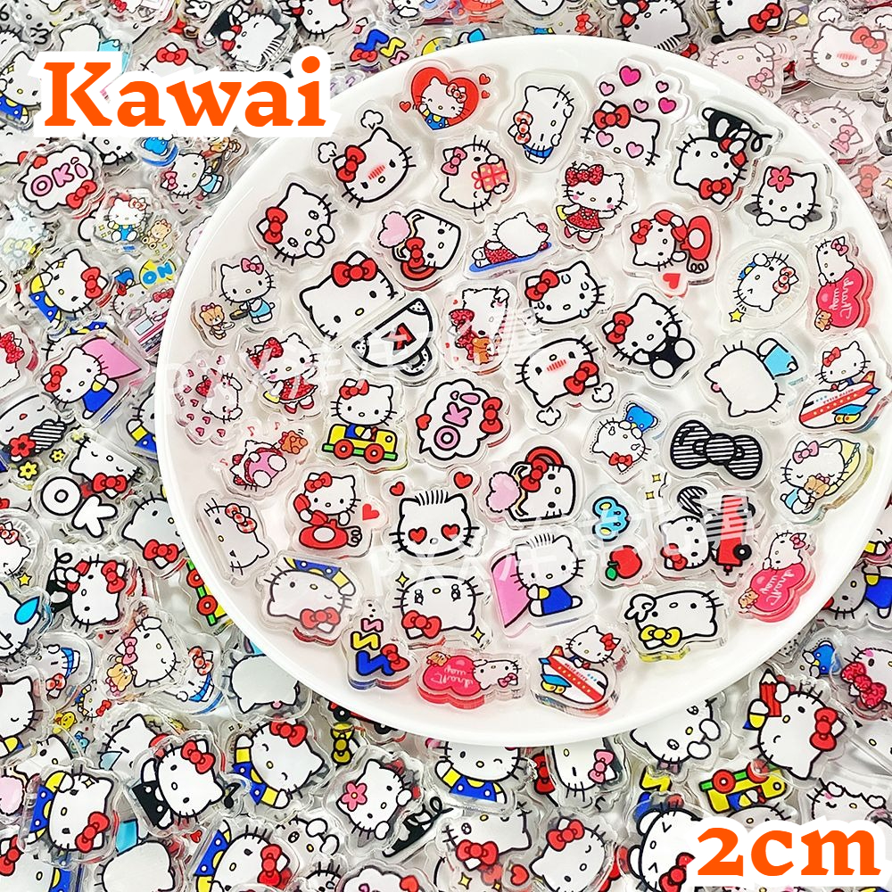 Phone Accessories Toys - 100PCS OF 2cm Mini HelloKitty Acrylic