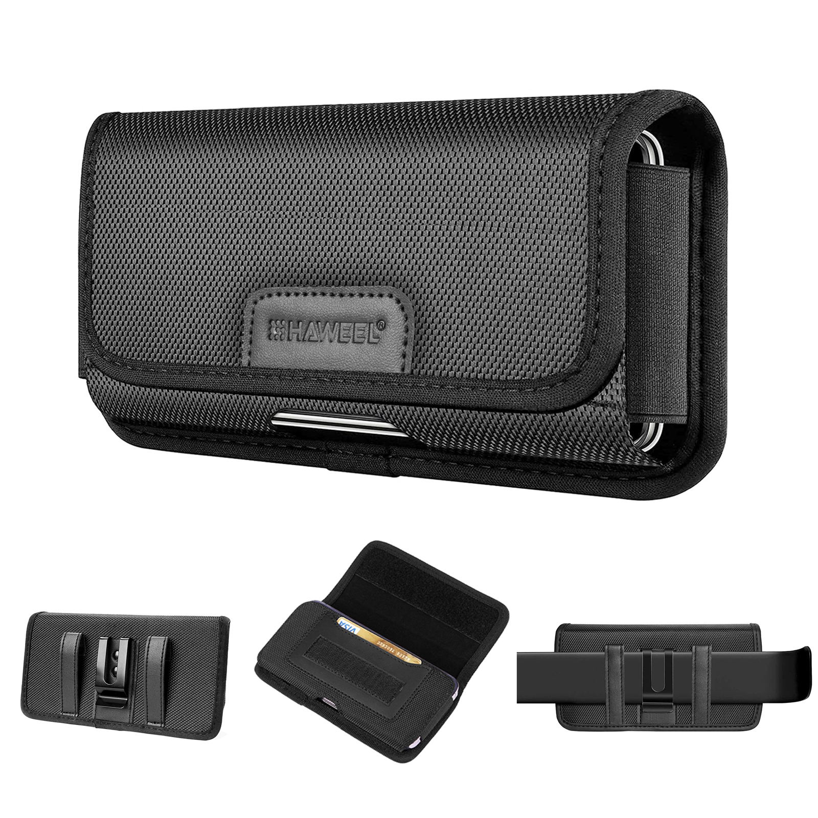 Phone Accessories Pouch - HAWEEL Mobile Phone Waist Bag 4.7-6.8