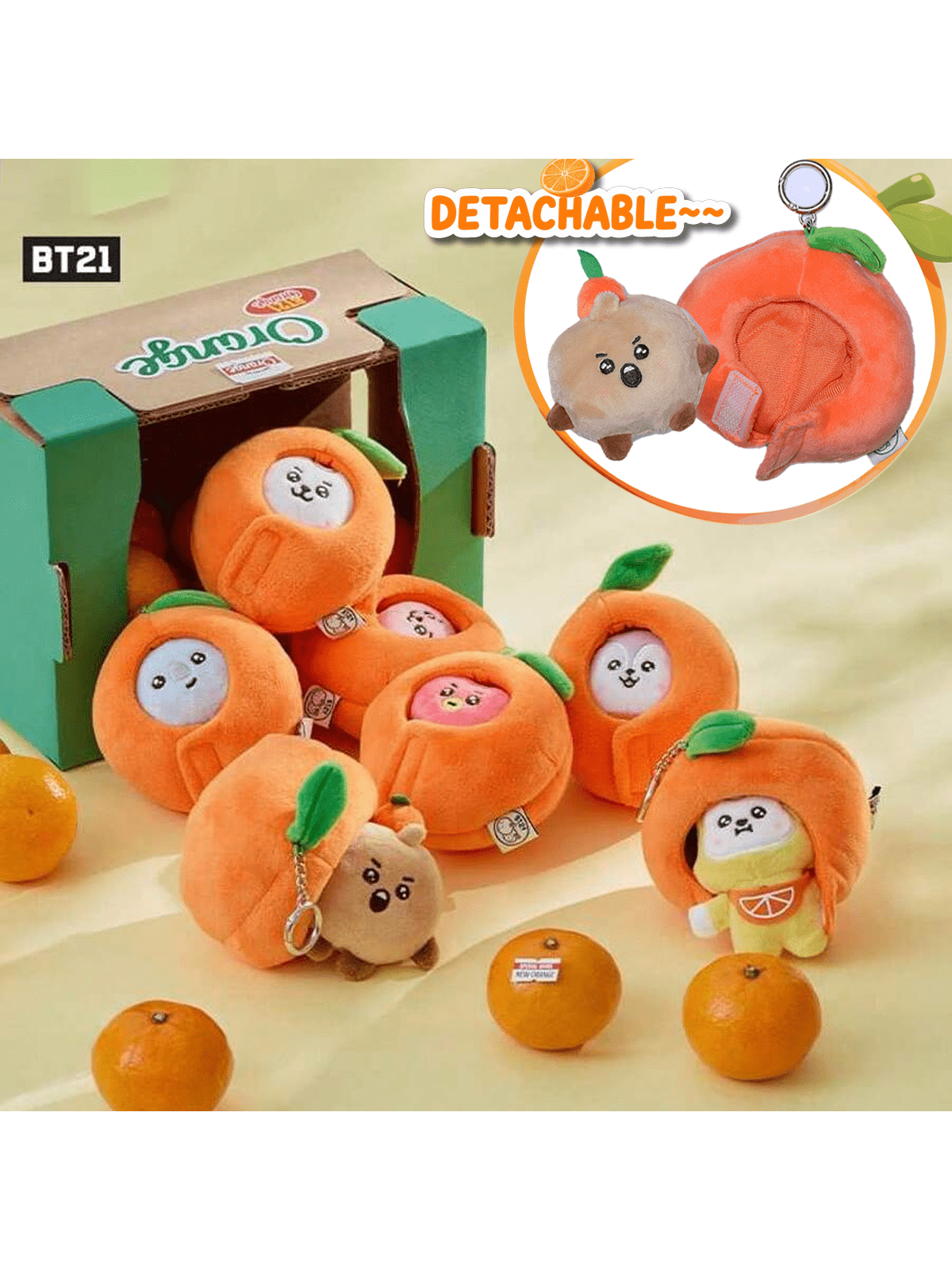 Phone Accessories Keychain - Bts Bt21 Plush Keychain/Cute Plush Doll