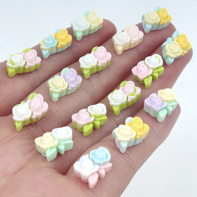 Phone Accessories For Kids - 30/300pcs Mini Flowers Resin Patch Nairl