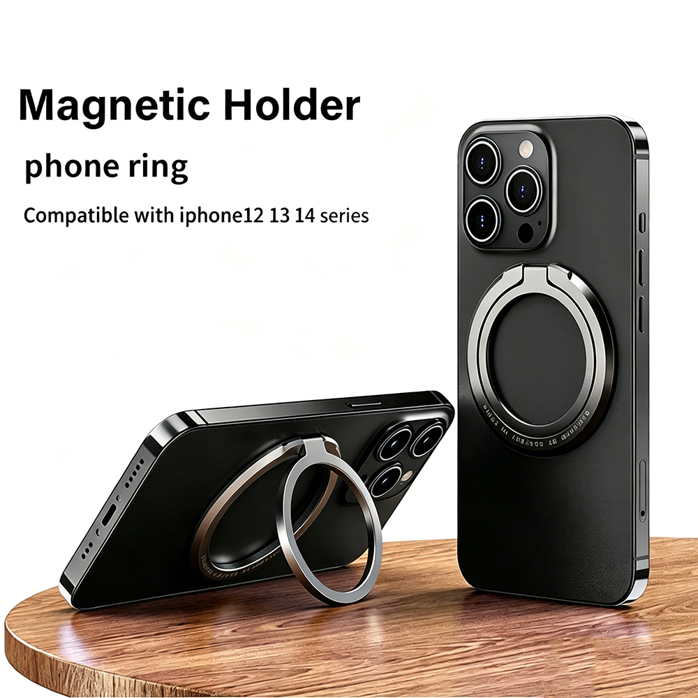 Phone Accessories Stand - Magnetic Ring IPhone Holder For MagSafe
