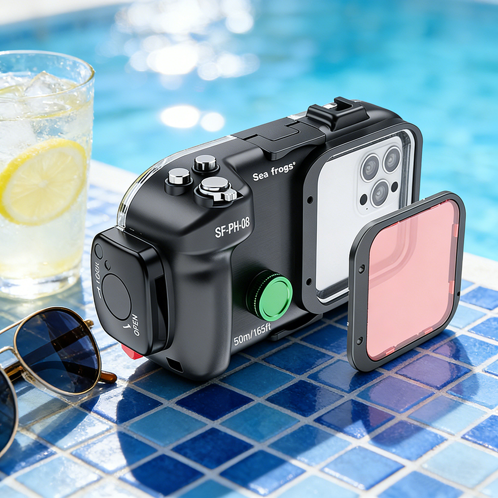 Phone Accessories Pouch - Seafrogs snorkeling Waterproof Cell Phone Case
