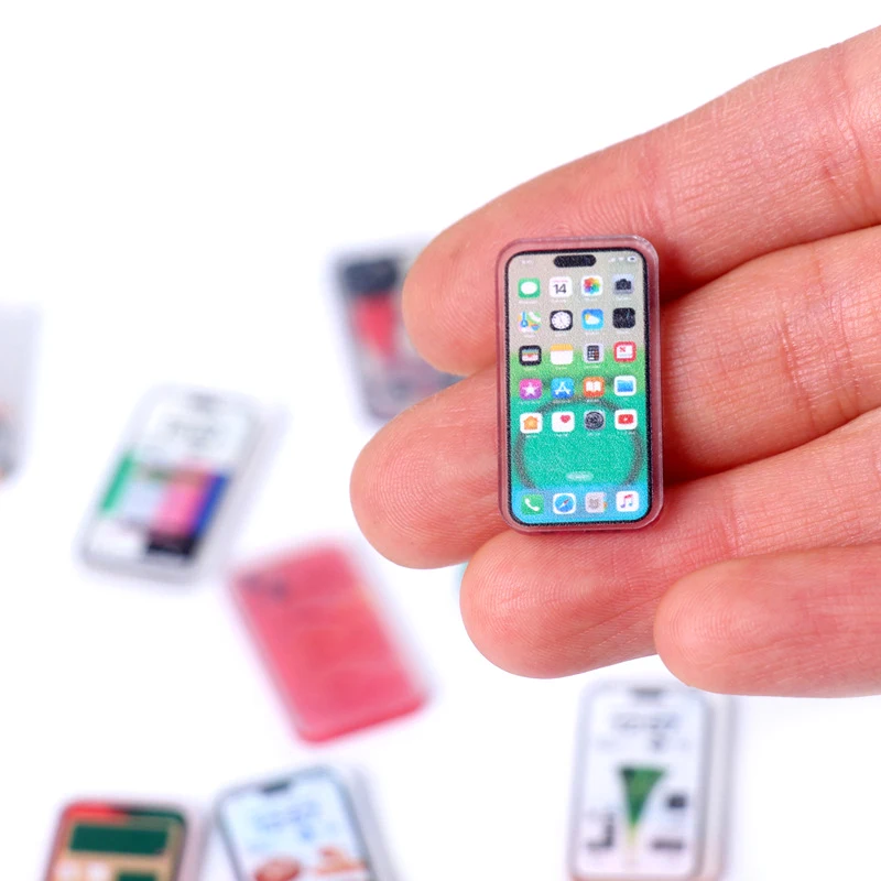 5Pcs 1:12 Dollhouse Miniature  - Phone Accessories For Kids incelemesi ve fiyatı