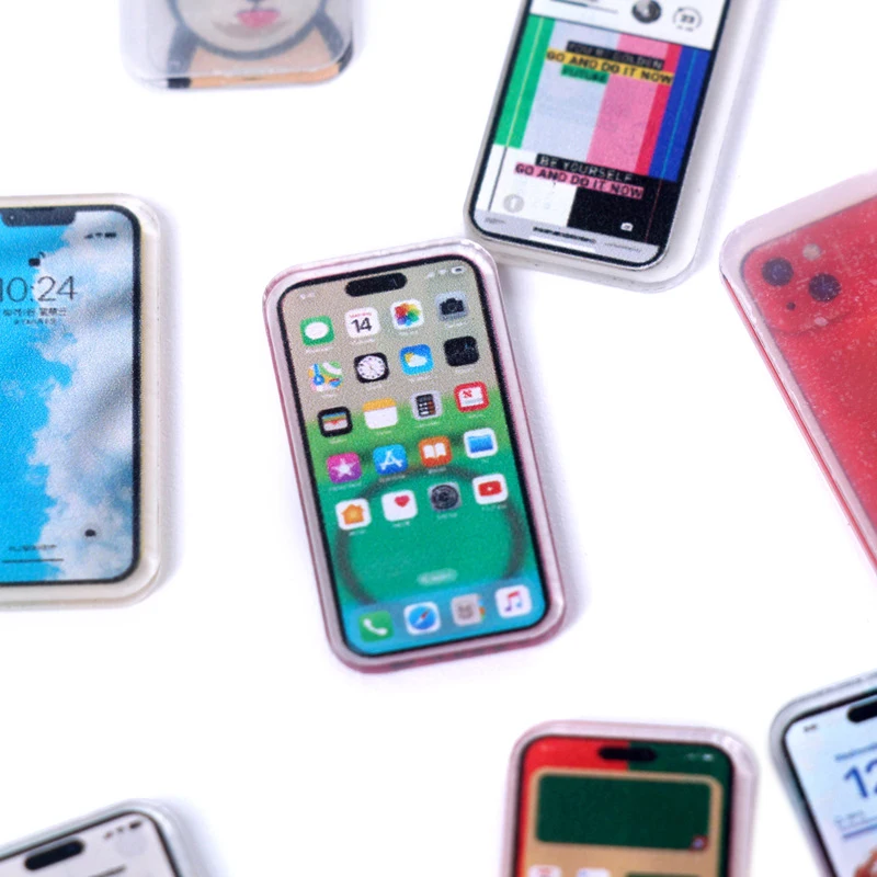 5Pcs 1:12 Dollhouse Miniature  - Phone Accessories For Kids incelemesi ve fiyatı