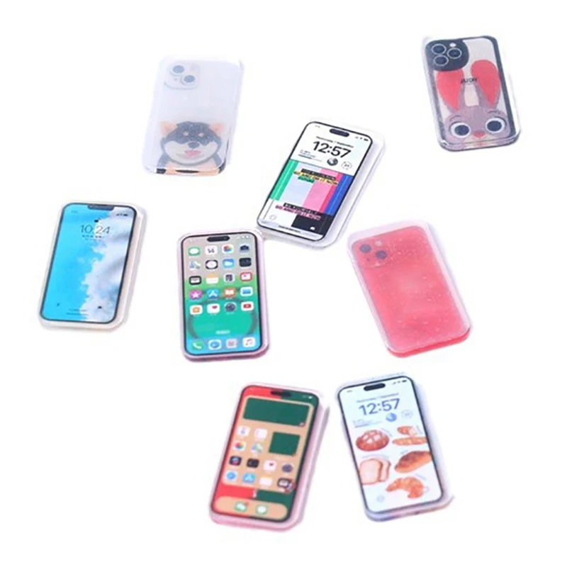 5Pcs 1:12 Dollhouse Miniature  - Phone Accessories For Kids incelemesi ve fiyatı