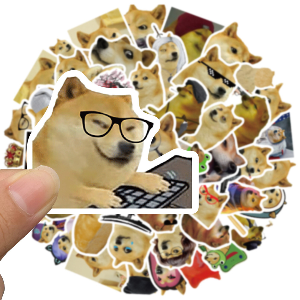 50Pcs Funny Doge MEME Stickers - Phone Accessories For Kids incelemesi ve fiyatı