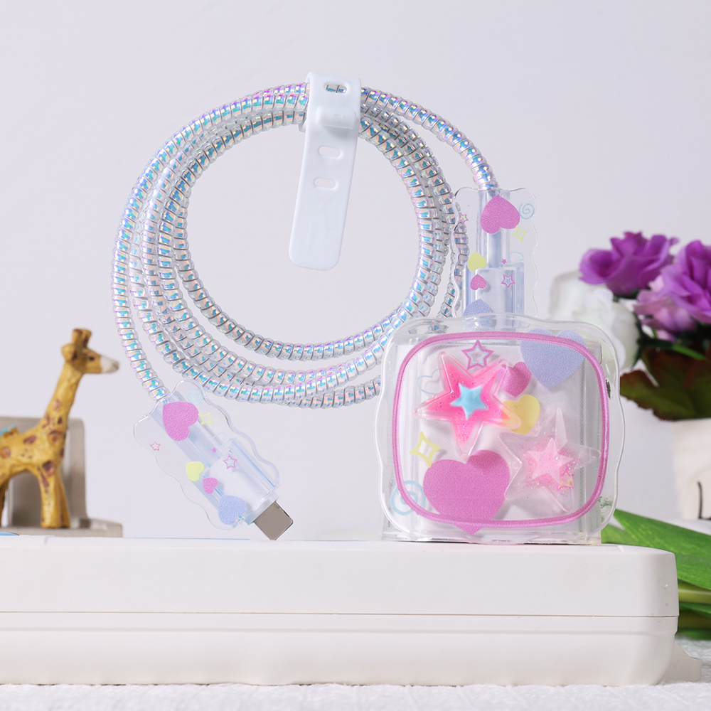 Pink Star Cable Charger Protec - Phone Accessories Business incelemesi ve fiyatı