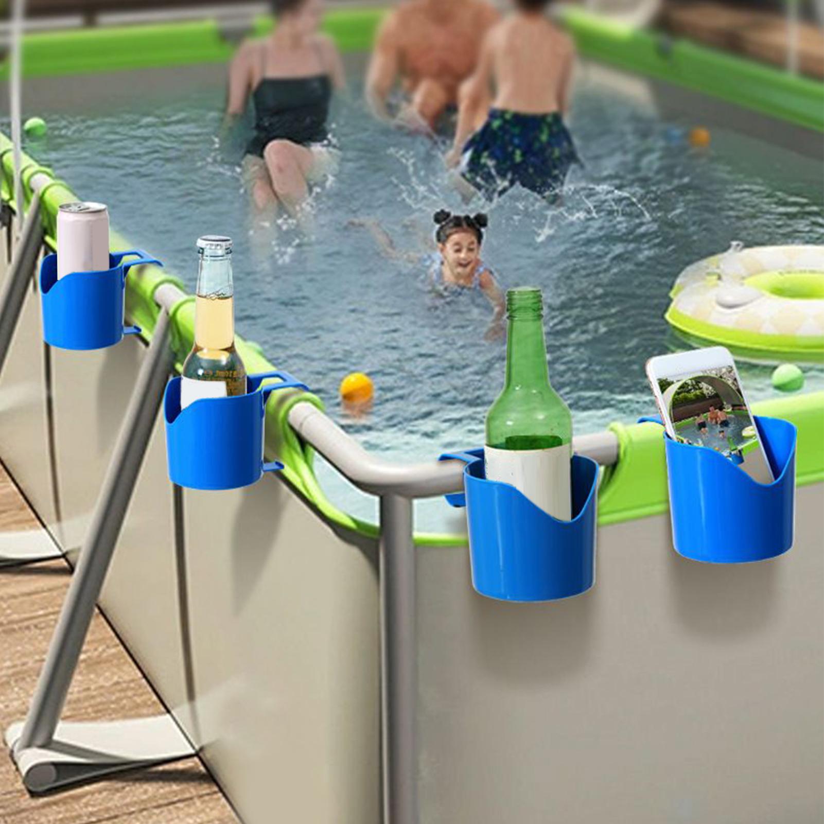 4pcs Swimming Pool Side Drink  - Phone Accessories Rack incelemesi ve fiyatı