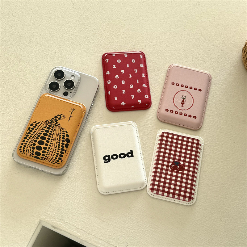 Cute Cartoon PU Leather Magnet - Phone Accessories Cute incelemesi ve fiyatı