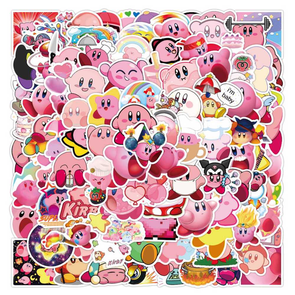 100pcs Cartoon Game Kirby Stic - Phone Accessories For Kids incelemesi ve fiyatı