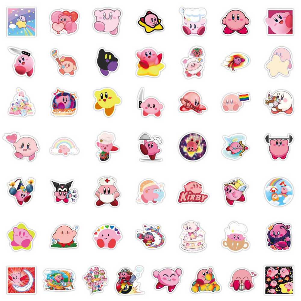 100pcs Cartoon Game Kirby Stic - Phone Accessories For Kids incelemesi ve fiyatı