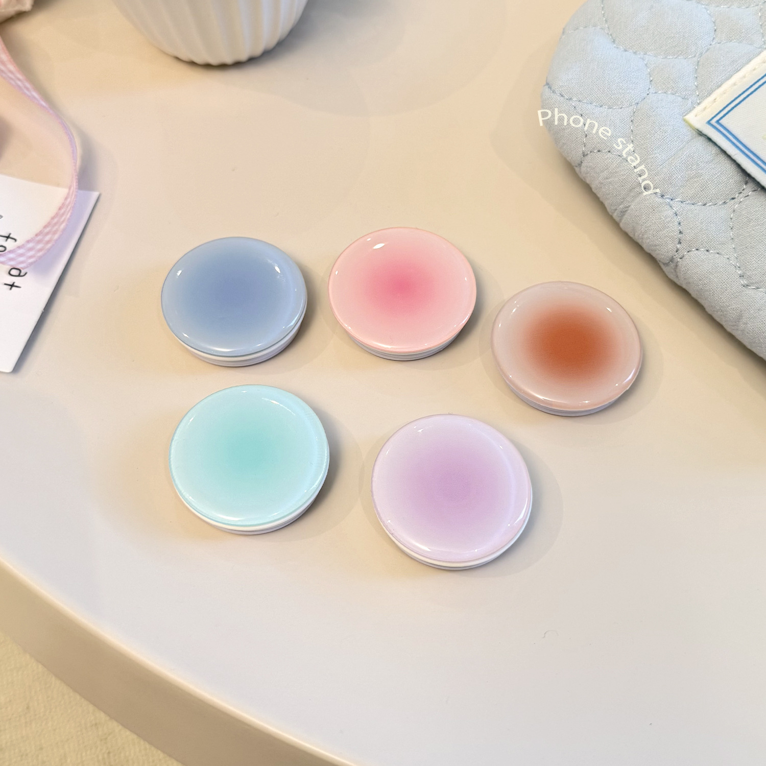 Ins Style Gradient Phone Grip  - Phone Accessories Stand incelemesi ve fiyatı