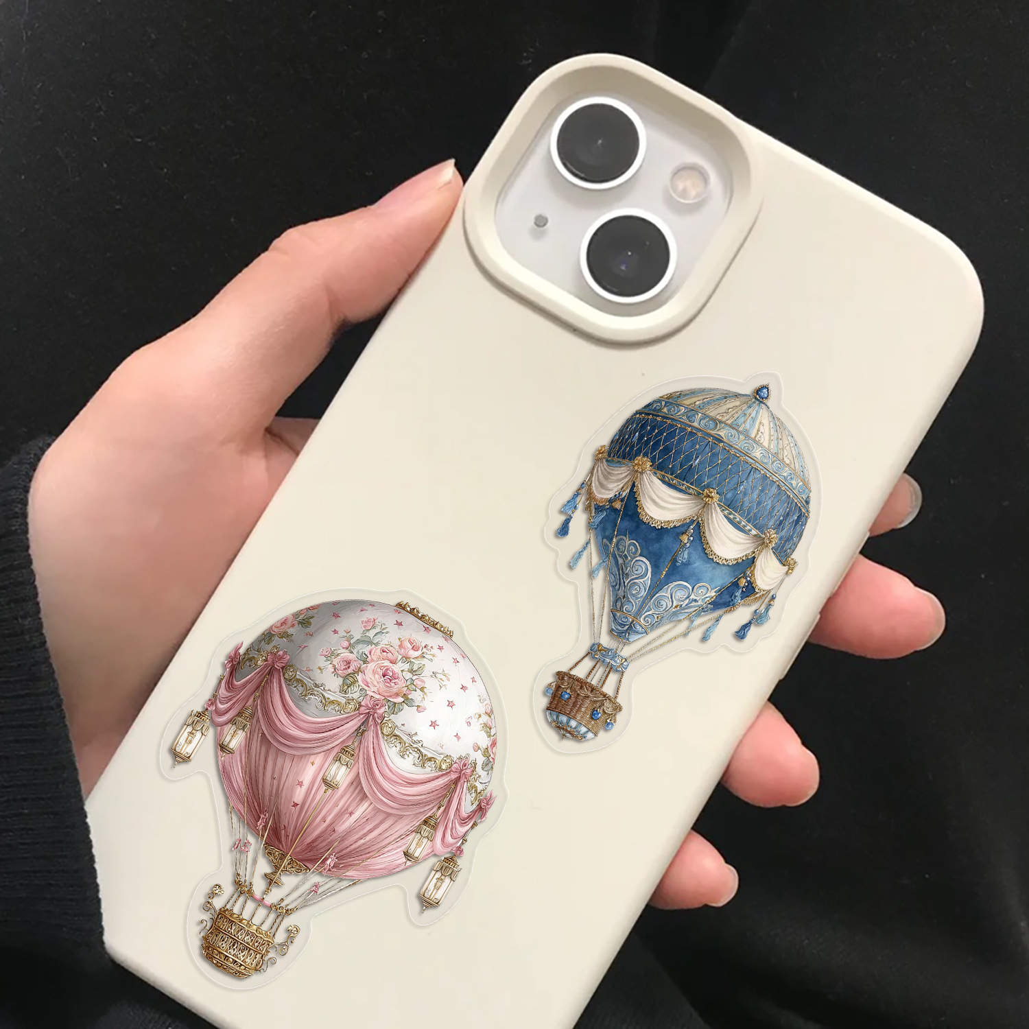 50PCS Vintage Hot Air Balloon  - Phone Accessories For Kids incelemesi ve fiyatı