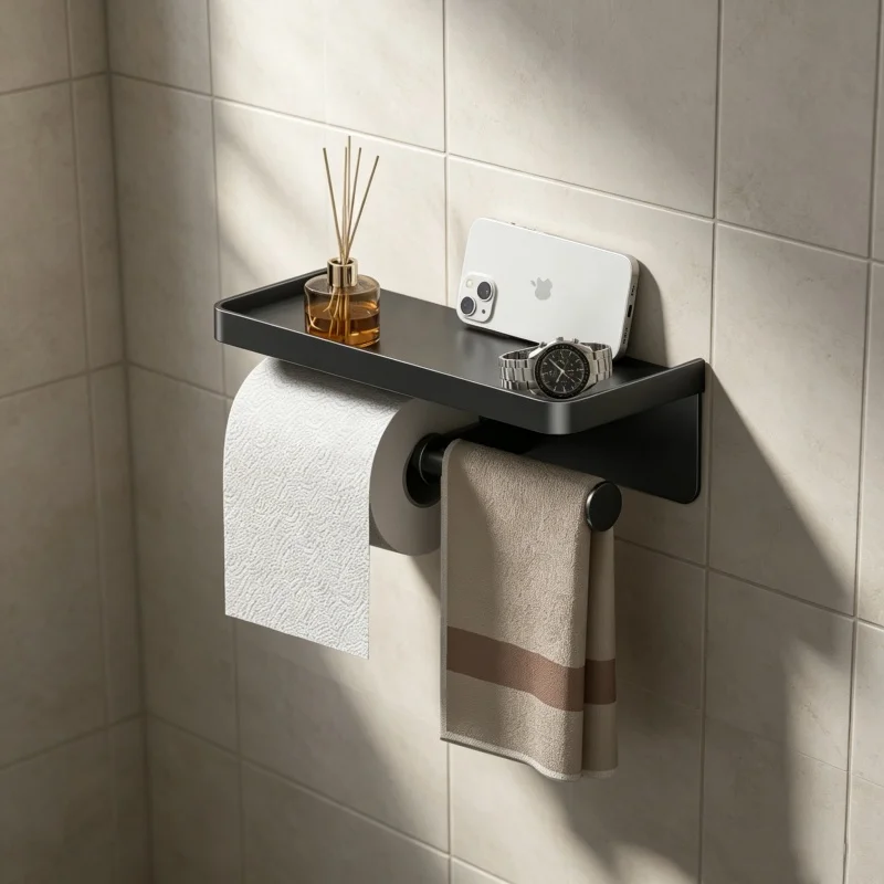 Household Washroom Wall Mount  - Phone Accessories Rack incelemesi ve fiyatı