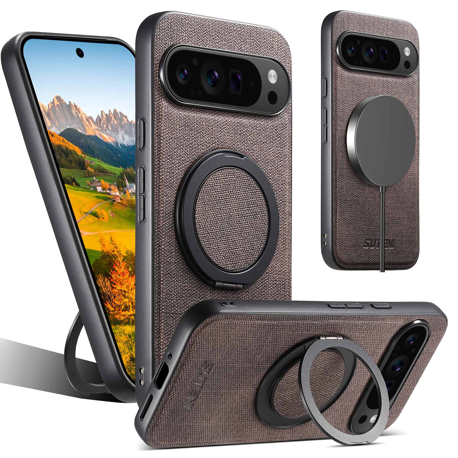 Faux Leather Magnet Wireless C - Phone Accessories Stand incelemesi ve fiyatı