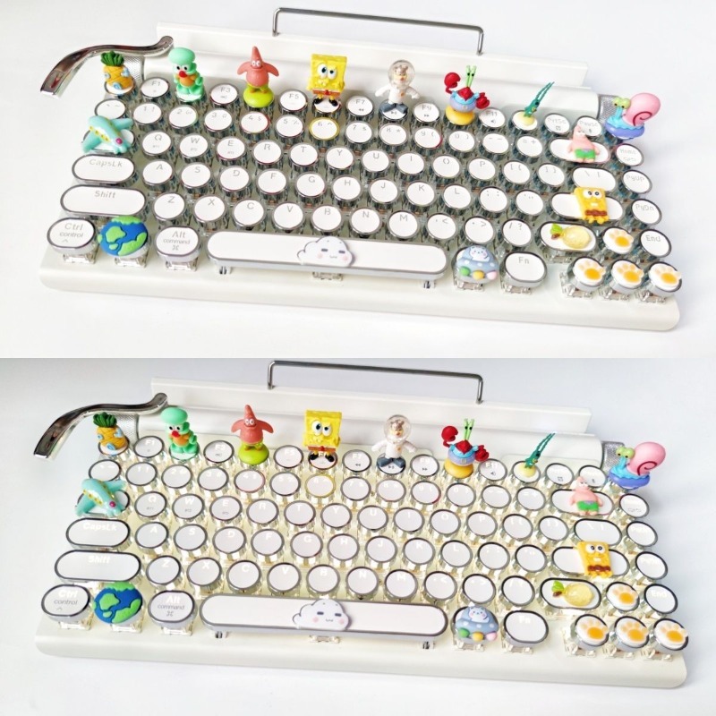 Retro SpongeBo Mechanical Keyb - Phone Accessories For Kids incelemesi ve fiyatı