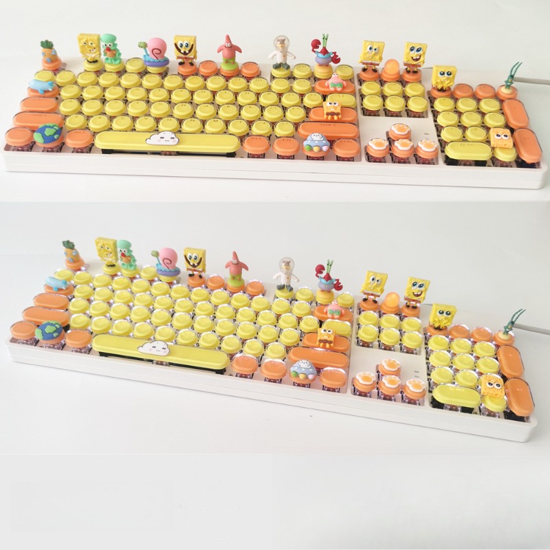 Retro SpongeBo Mechanical Keyb - Phone Accessories For Kids incelemesi ve fiyatı