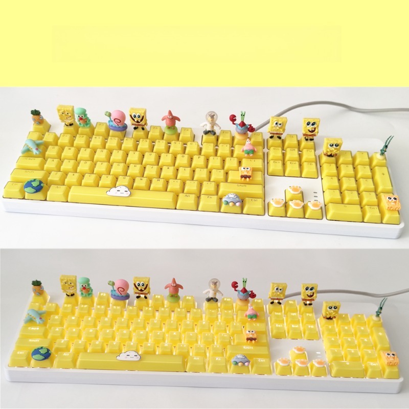 Retro SpongeBo Mechanical Keyb - Phone Accessories For Kids incelemesi ve fiyatı