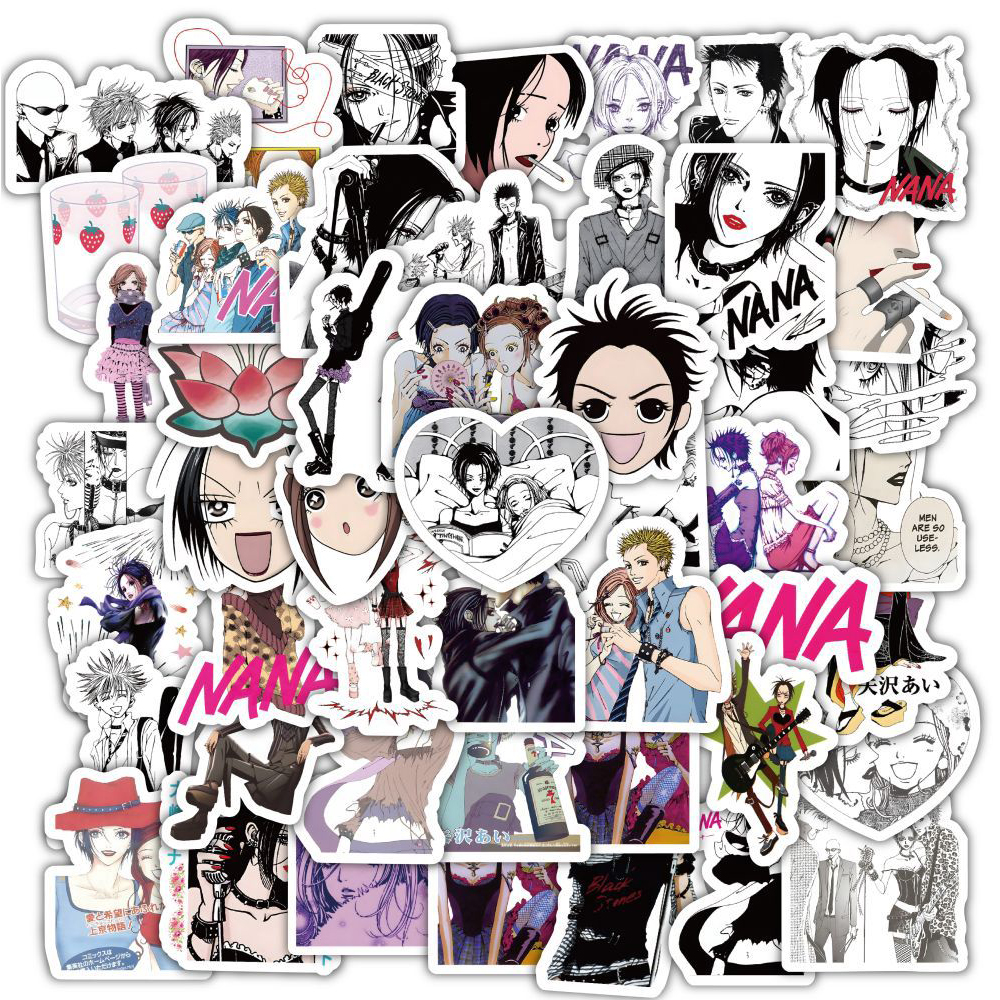 60PCS Anime NANA Stickers Cool - Phone Accessories For Kids incelemesi ve fiyatı