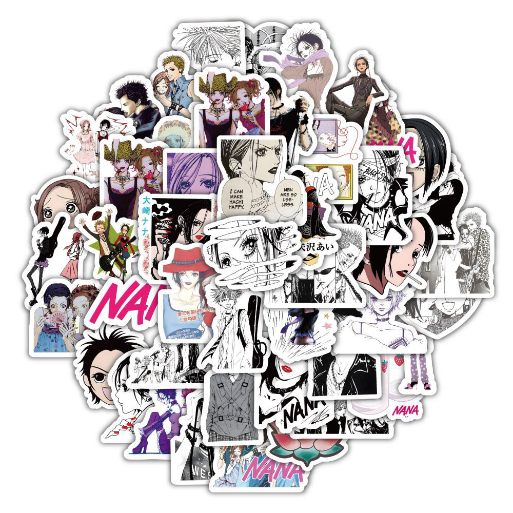 60PCS Anime NANA Stickers Cool - Phone Accessories For Kids incelemesi ve fiyatı