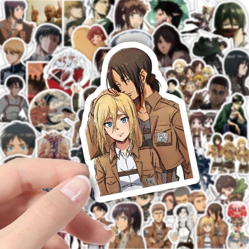 60Pcs Attack on Titan Anime St - Phone Accessories Cute incelemesi ve fiyatı