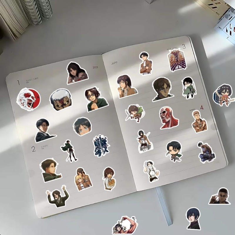 60Pcs Attack on Titan Anime St - Phone Accessories Cute incelemesi ve fiyatı