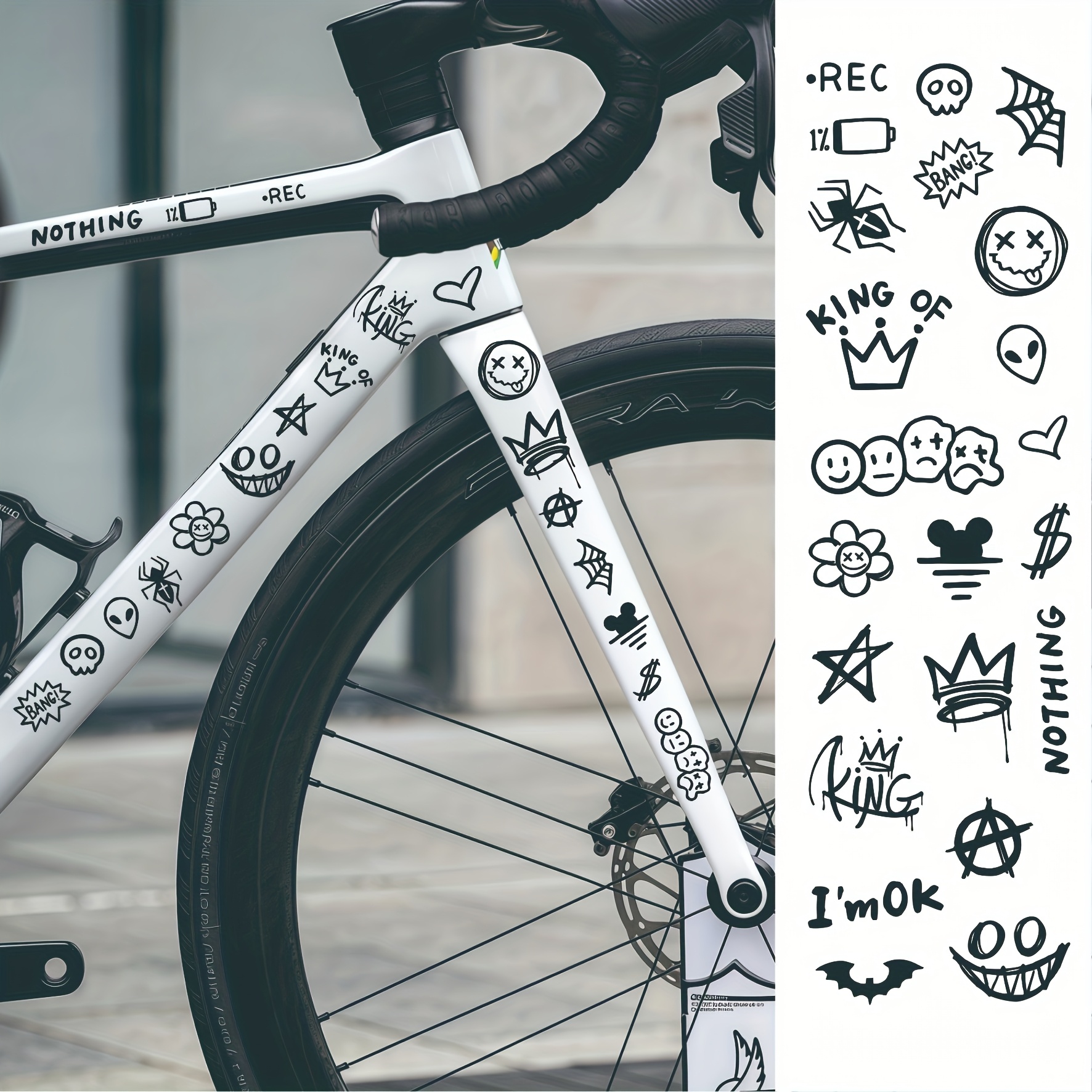 1set graffiti animation simple - Phone Accessories Rack incelemesi ve fiyatı