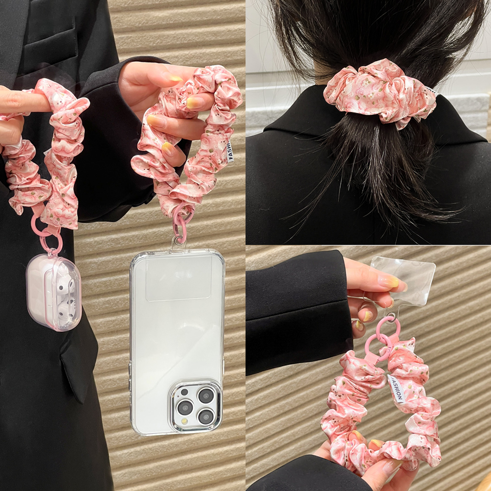 Women Silk Satin Scrunchies Un - Phone Accessories Keychain incelemesi ve fiyatı