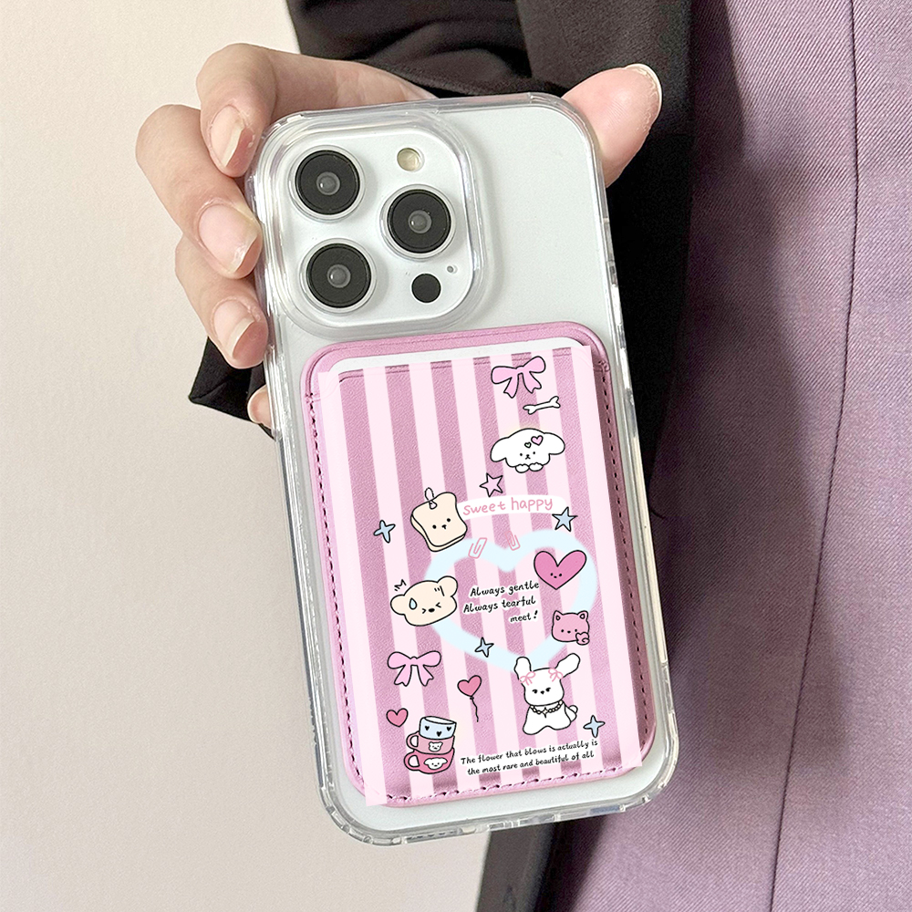 Cute Girly Sketch Style Leathe - Phone Accessories Cute incelemesi ve fiyatı