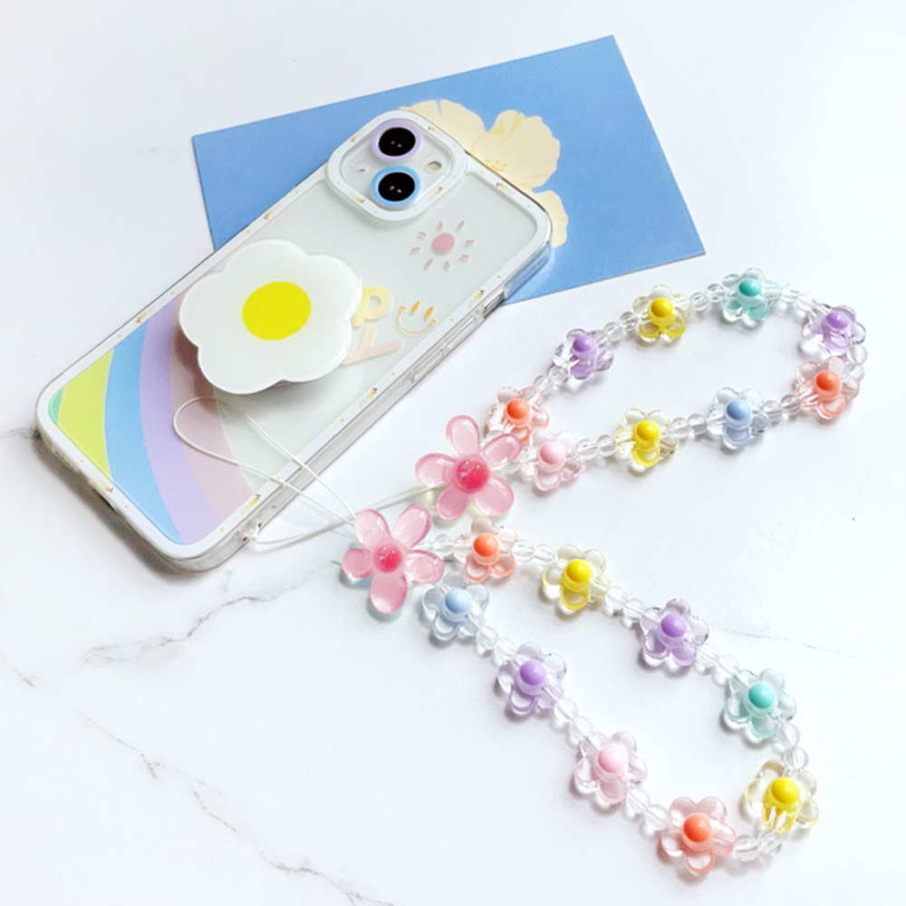 Colorful Sun Flower Beads Mobi - Phone Accessories Keychain incelemesi ve fiyatı