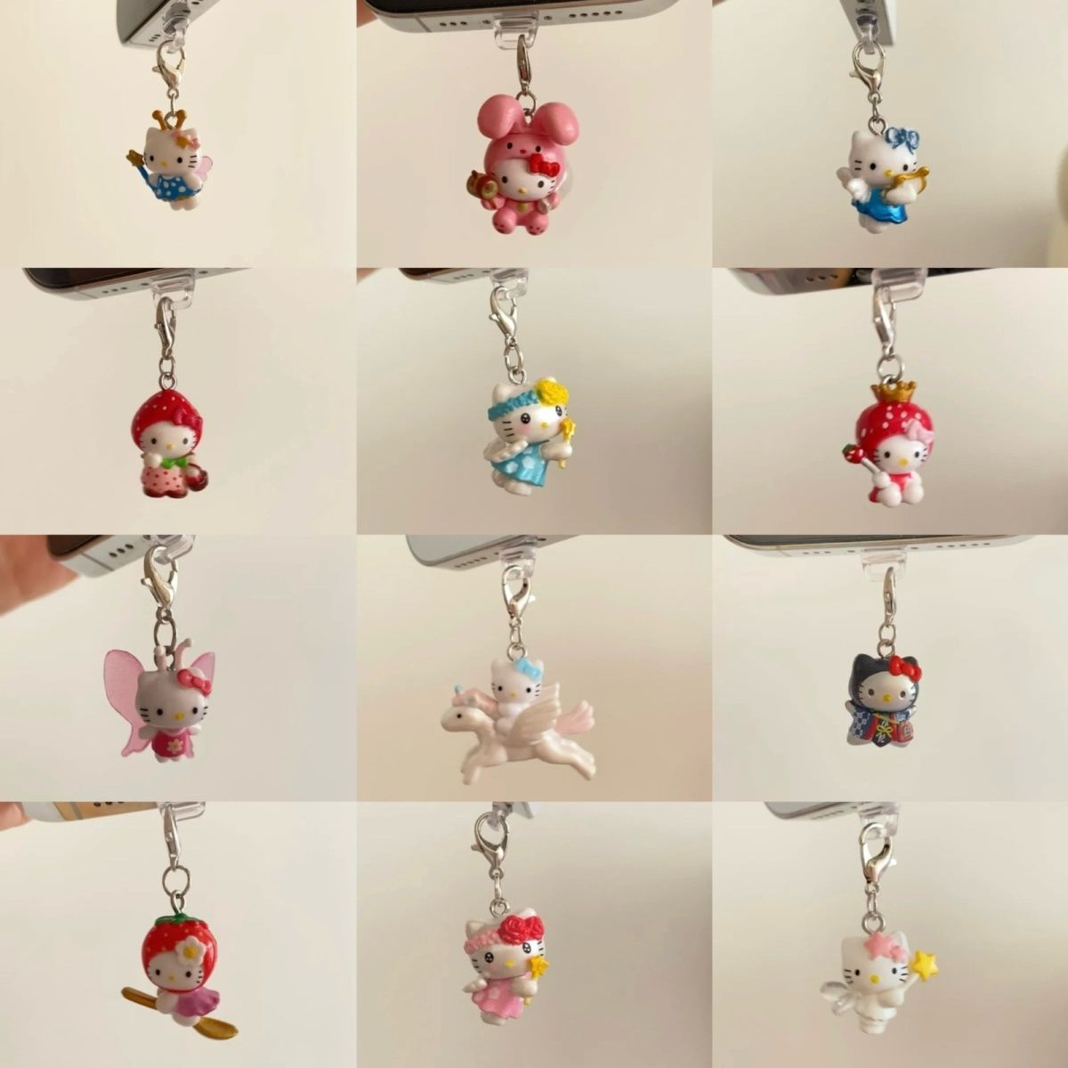 3D Hello Kitty Cute Cartoon Ba - Phone Accessories Keychain incelemesi ve fiyatı