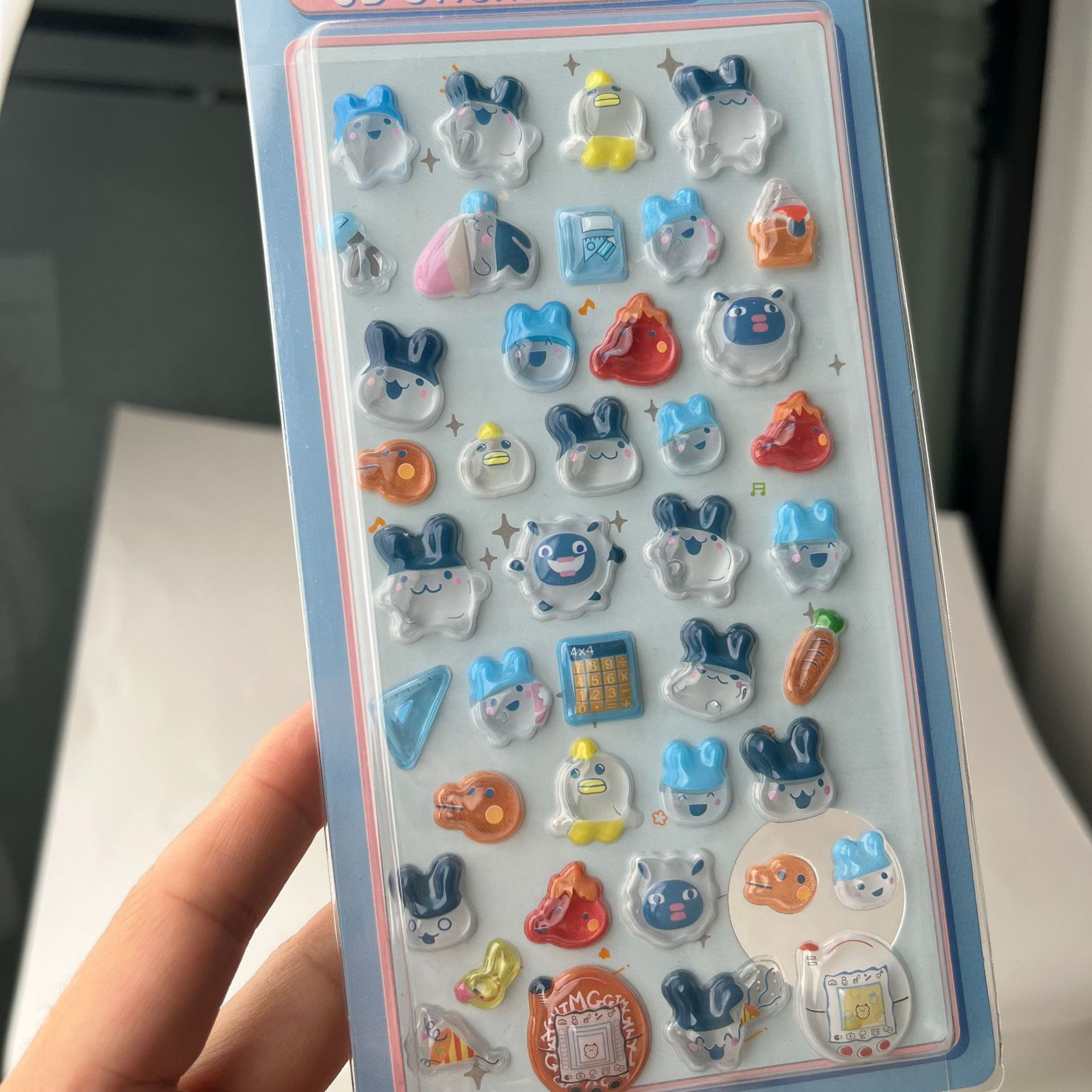 Cute Tamagotchi 3D Puffy Stick - Phone Accessories Cute incelemesi ve fiyatı