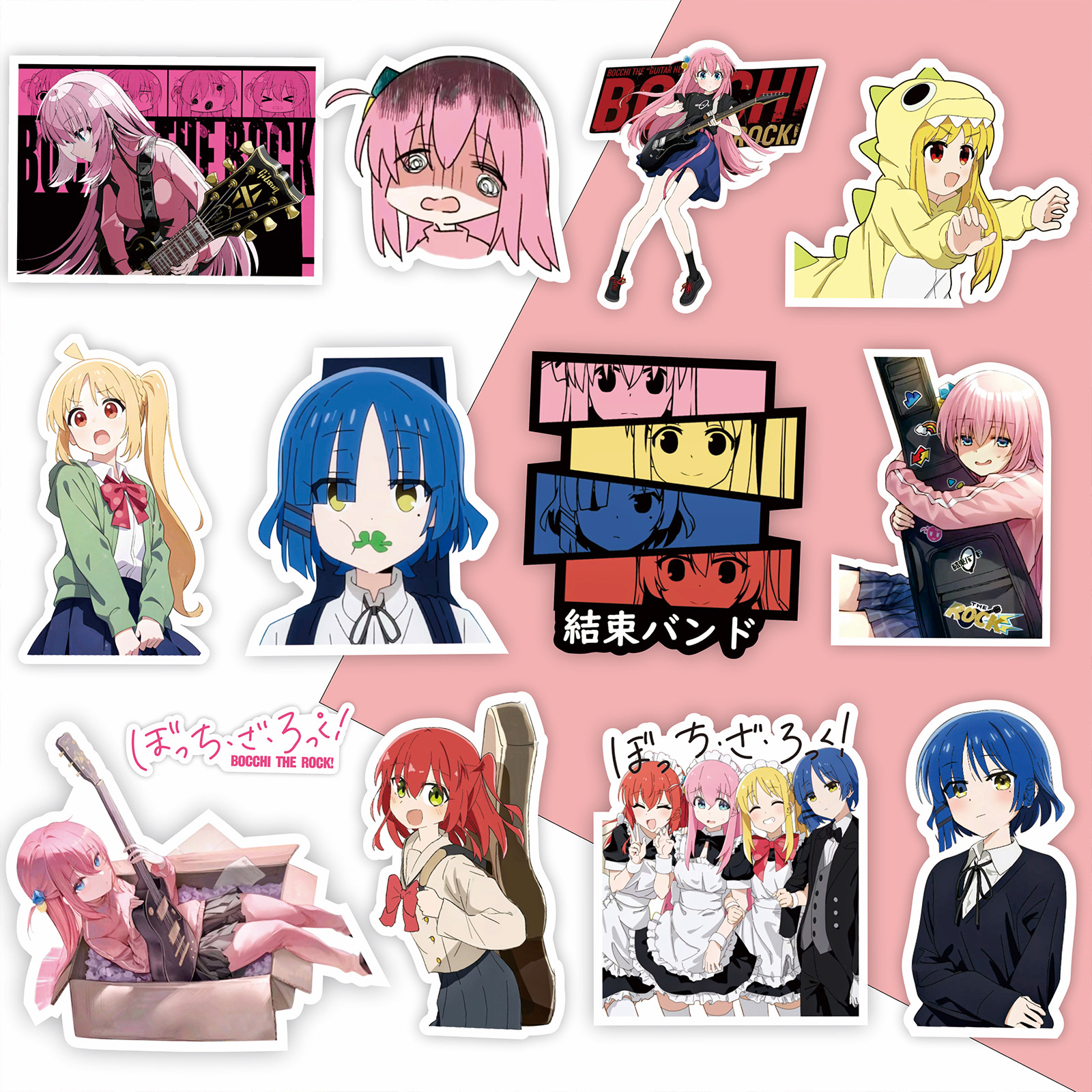 50Pcs Anime BOCCHI THE ROCK! S - Phone Accessories For Kids incelemesi ve fiyatı