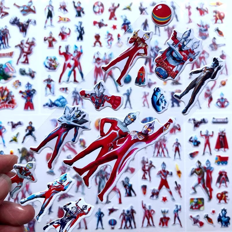 10pcs Cartoon Ultraman 3D Bubb - Phone Accessories For Kids incelemesi ve fiyatı