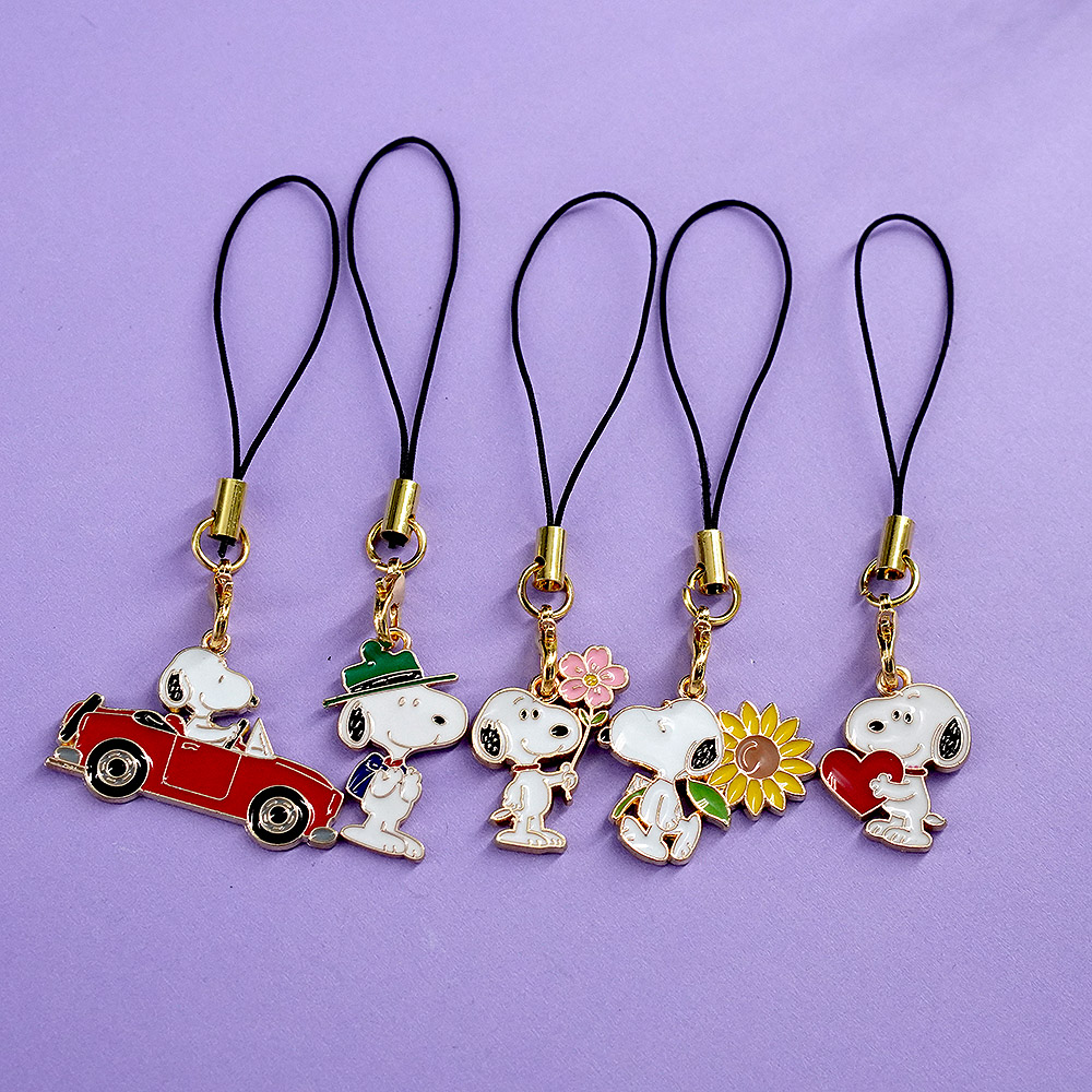 5pcs New Snoopy Phone Lanyard  - Phone Accessories For Kids incelemesi ve fiyatı