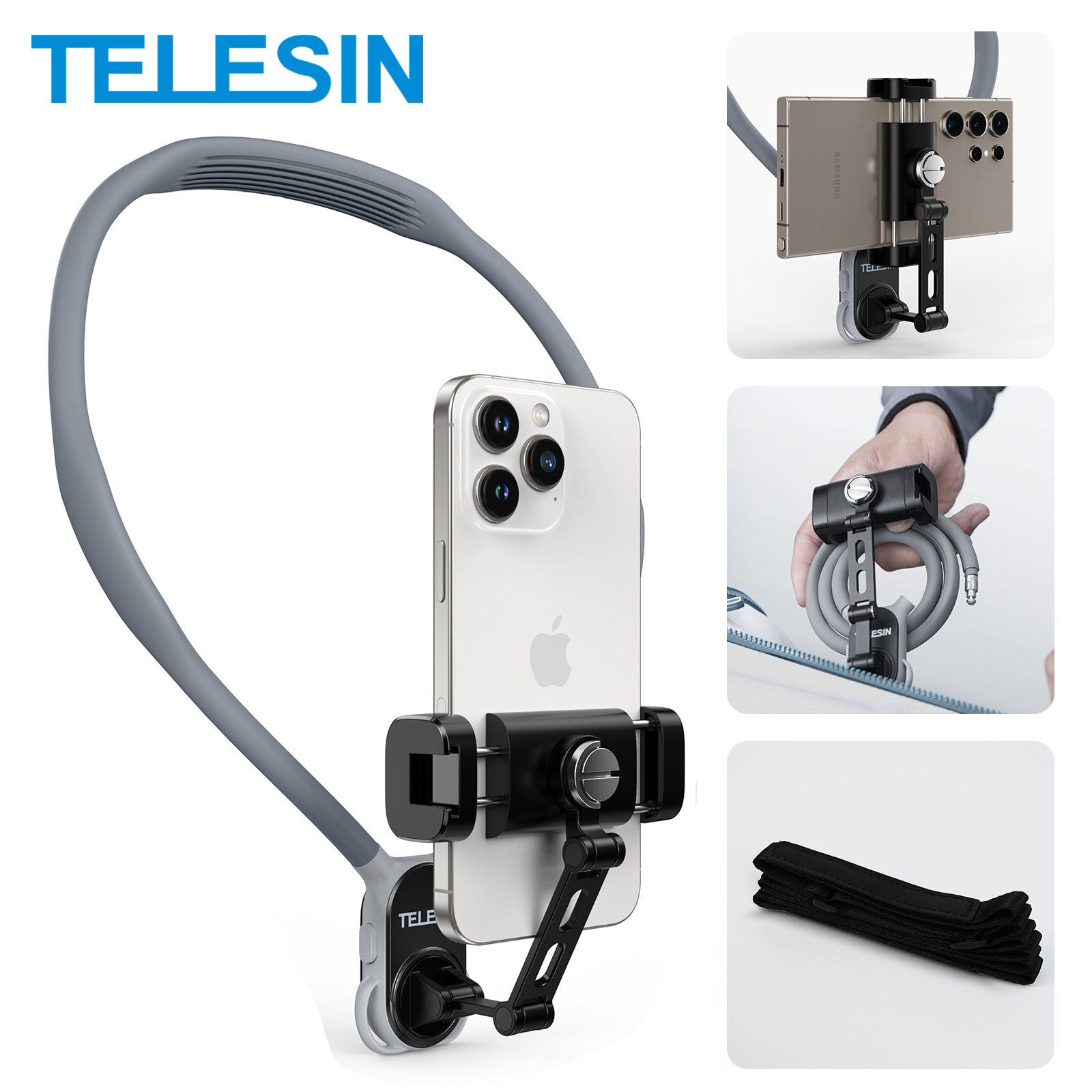 TELESIN Neck Mount Phone Clip  - Phone Accessories Business incelemesi ve fiyatı