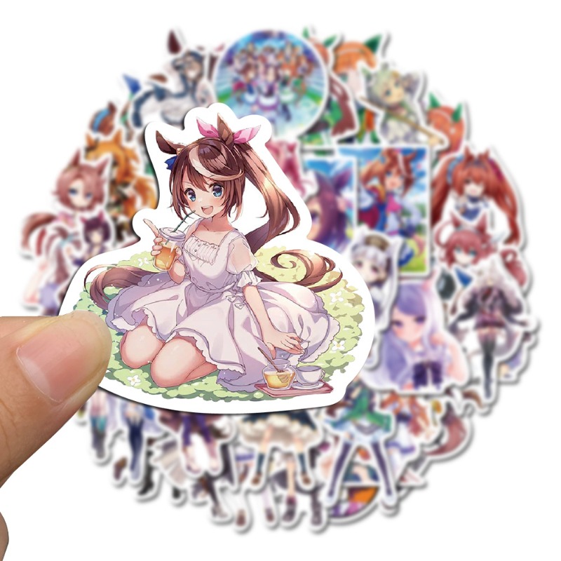 Umamusume 50pcs Anime Peripher - Phone Accessories Toys incelemesi ve fiyatı