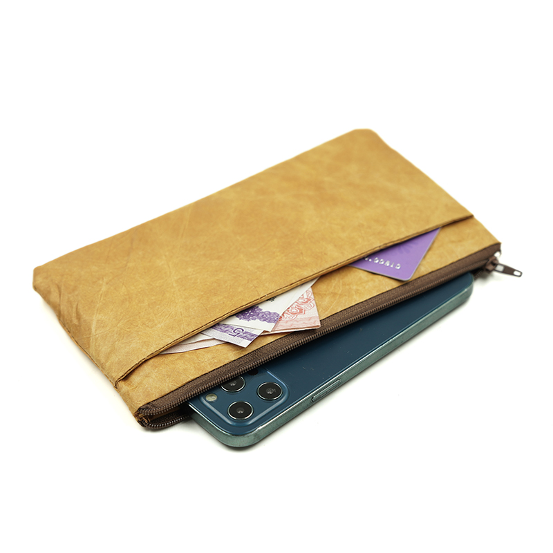 Zippered Ultra-Slim Fiber Pape - Phone Accessories Pouch incelemesi ve fiyatı