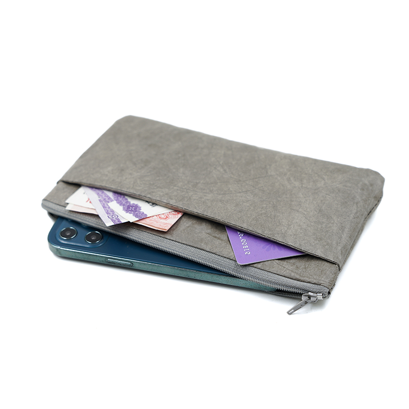 Zippered Ultra-Slim Fiber Pape - Phone Accessories Pouch incelemesi ve fiyatı
