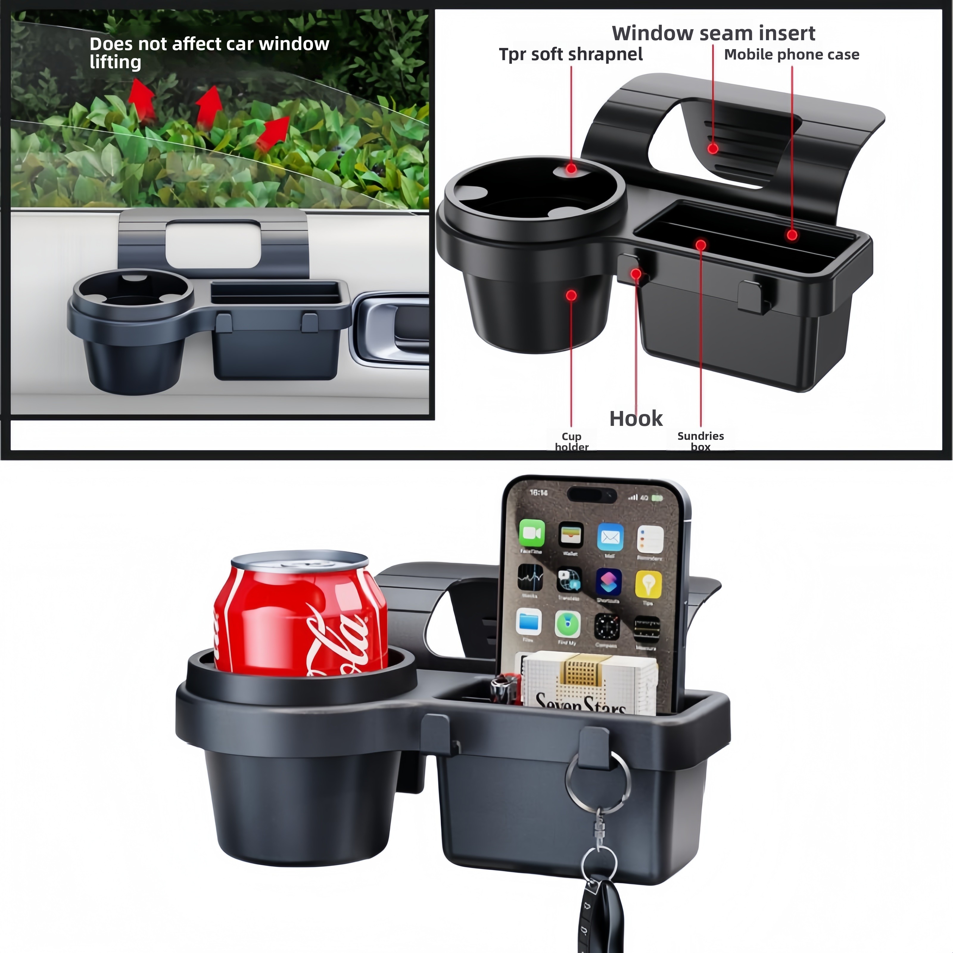 Car Cup Holder Phone Mount Org - Phone Accessories Rack incelemesi ve fiyatı