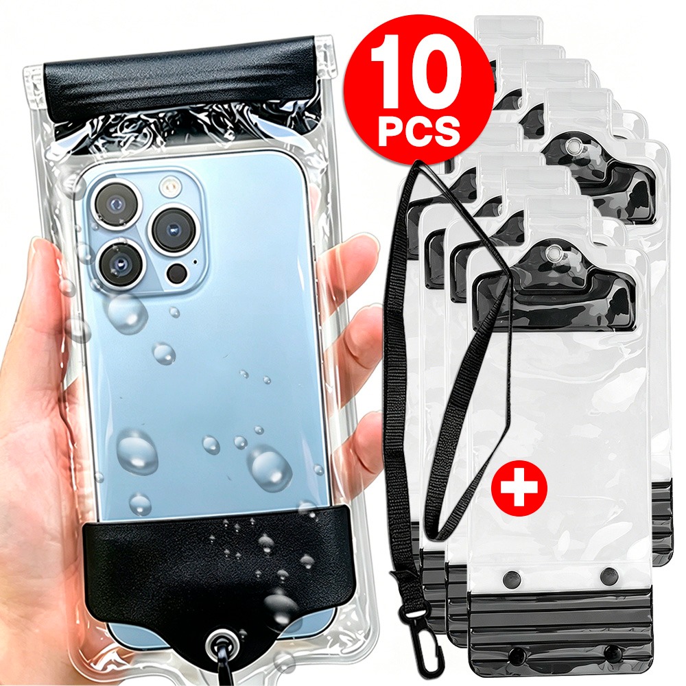 1-10Pcs Universal IPX8 Waterpr - Phone Accessories Pouch incelemesi ve fiyatı